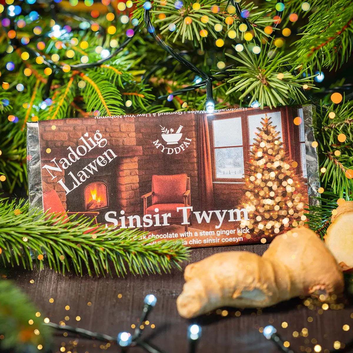 Christmas Dark Chocolate Sinsir Twym (Warm Ginger)
