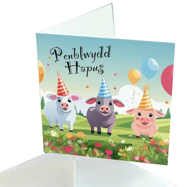 Greeting Card Happy Birthday (Animals)