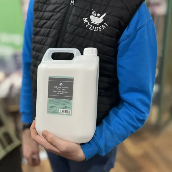 Hand and Body Lotion Awel y Môr (Sea Breeze 5L Refill)