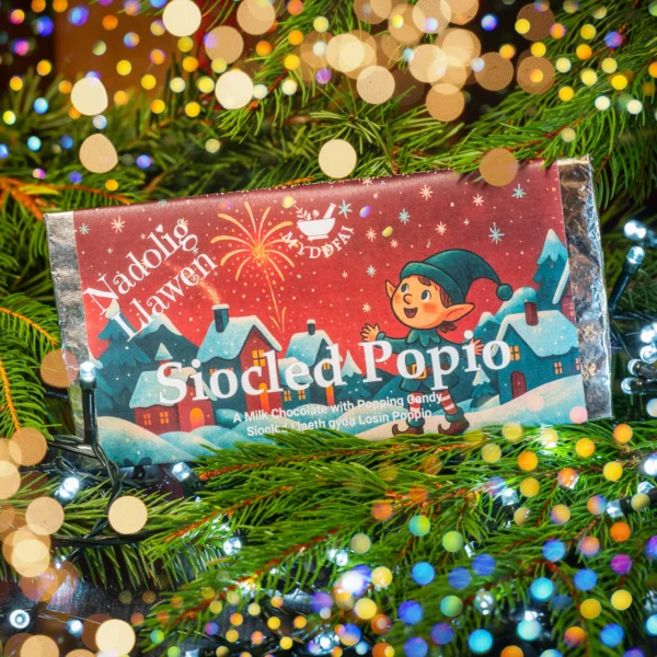 Siocled Popio (Milk Chocolate with Popping Candy)