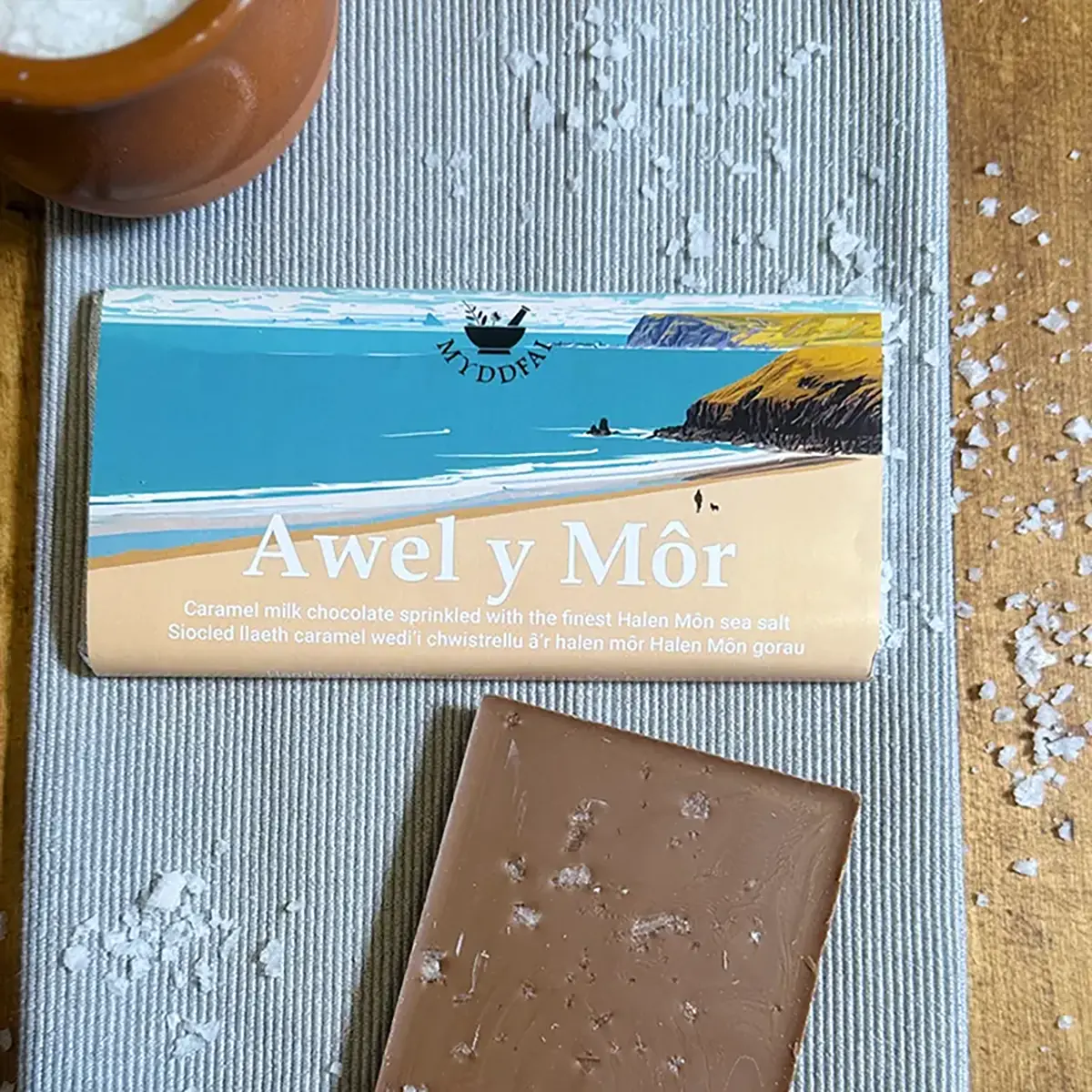 Siocled Llaeth Awel y Môr (Sea Breeze)