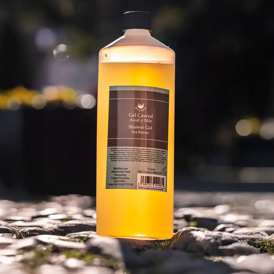 Shower Gel Awel y Môr (Sea Breeze 1L Refill)