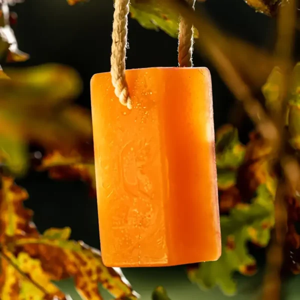 Soap with rope Warm Ginger - Sebon ar Raff Sinsir Twym